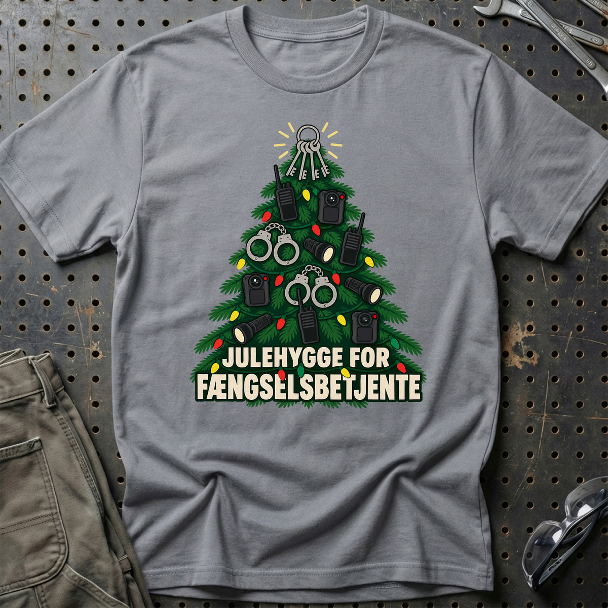 
Fængselsbetjent – Julehygge – Unisex T-Shirt – Grå Sport
