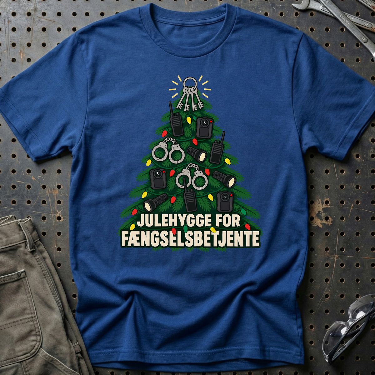 
Fængselsbetjent – Julehygge – Unisex T-Shirt – Blå Royal