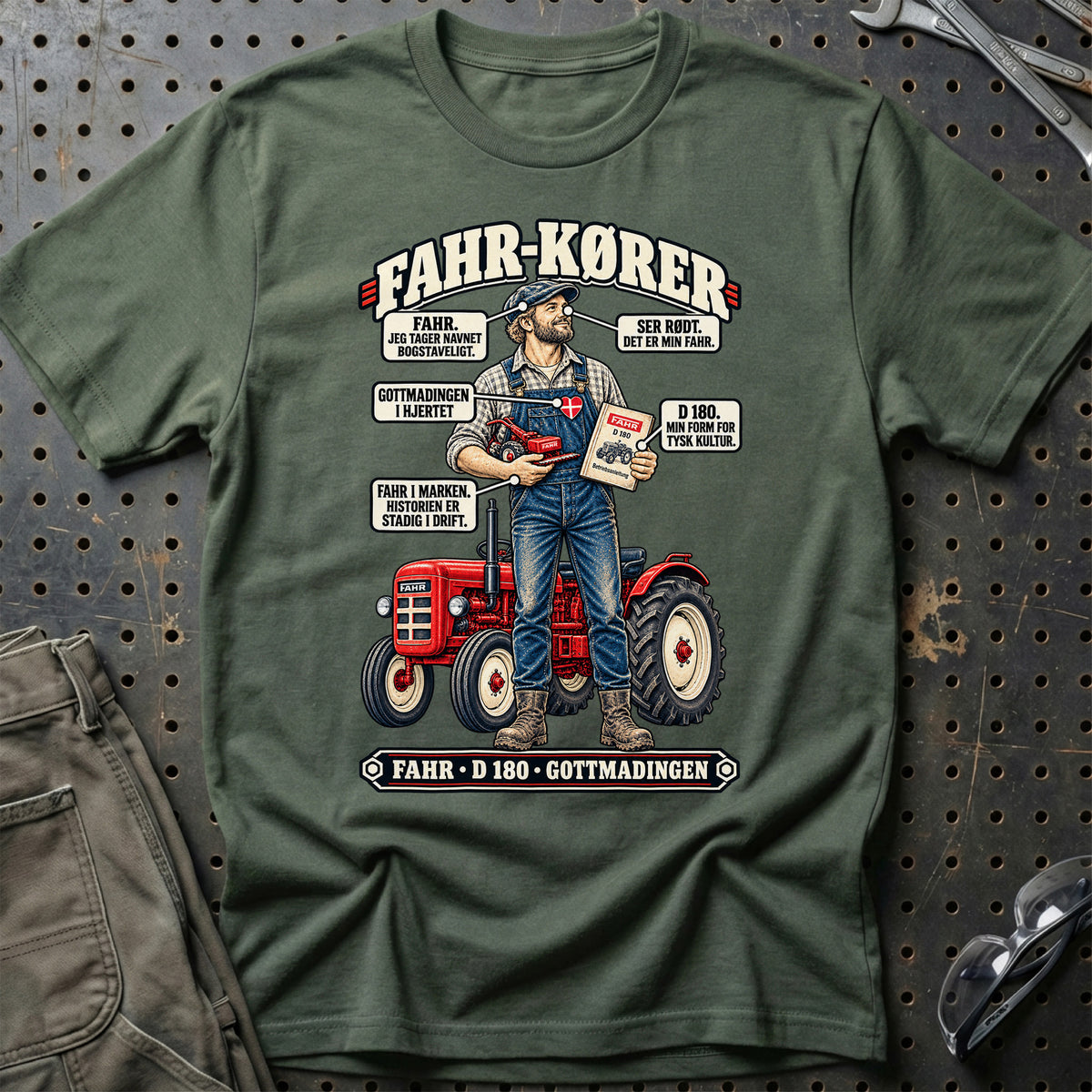 
Fahr-Kører T-Shirt – Grøn Militær