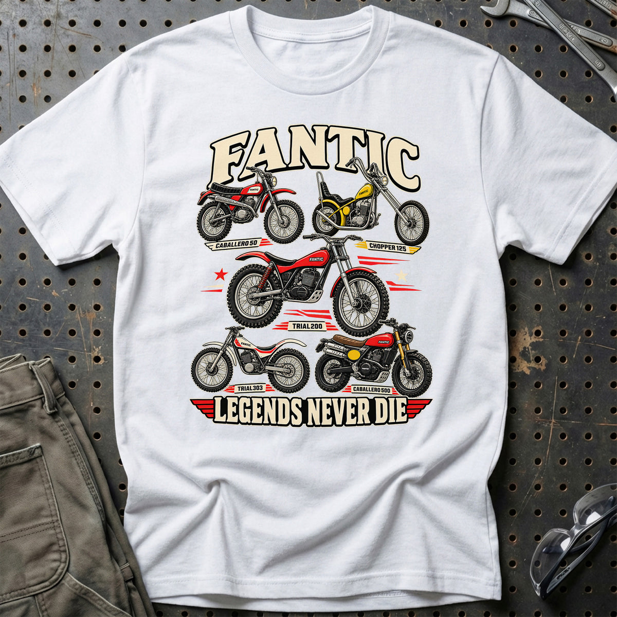 
Produktbillede af Fantic Legends Never Die T-Shirt