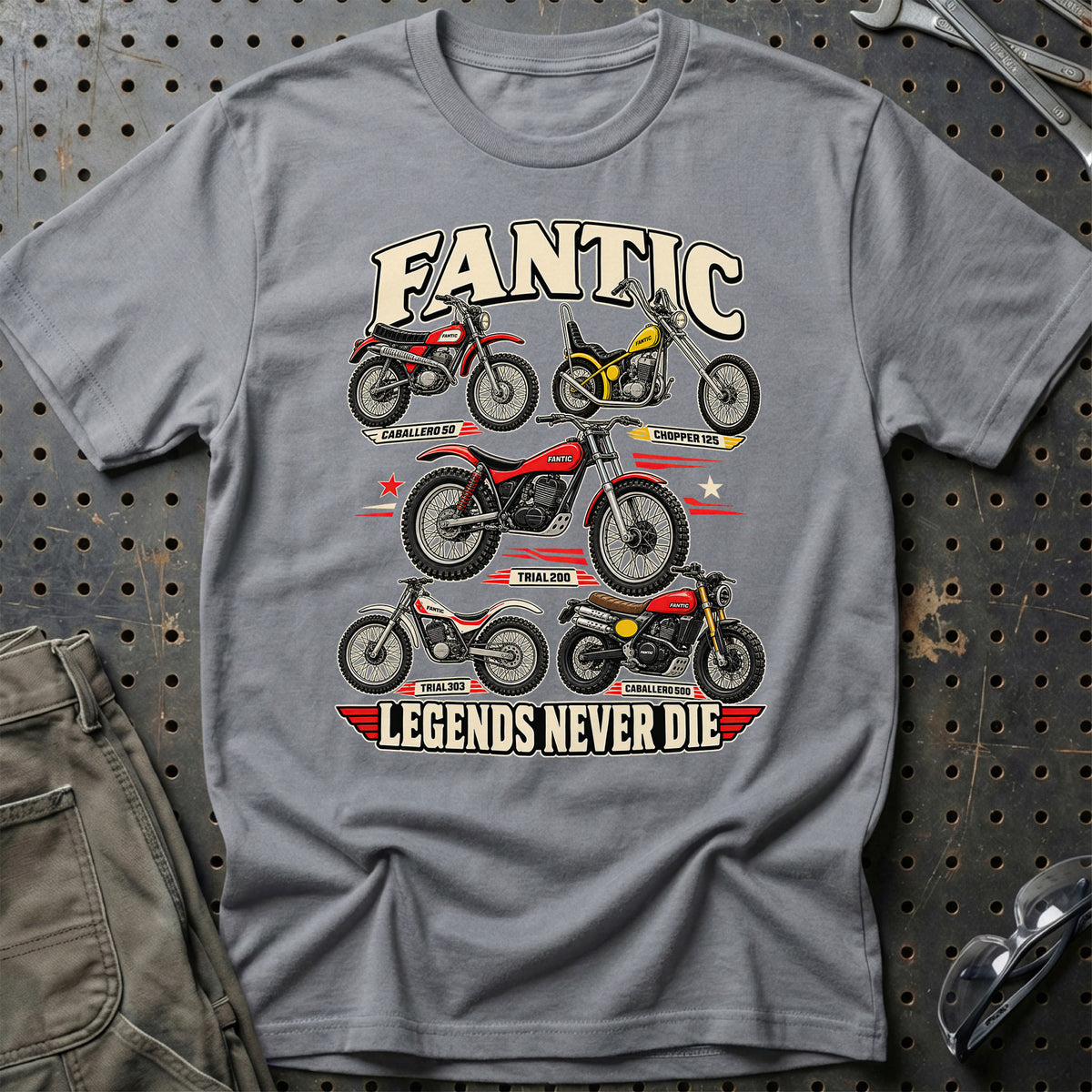 
Produktbillede af Fantic Legends Never Die T-Shirt