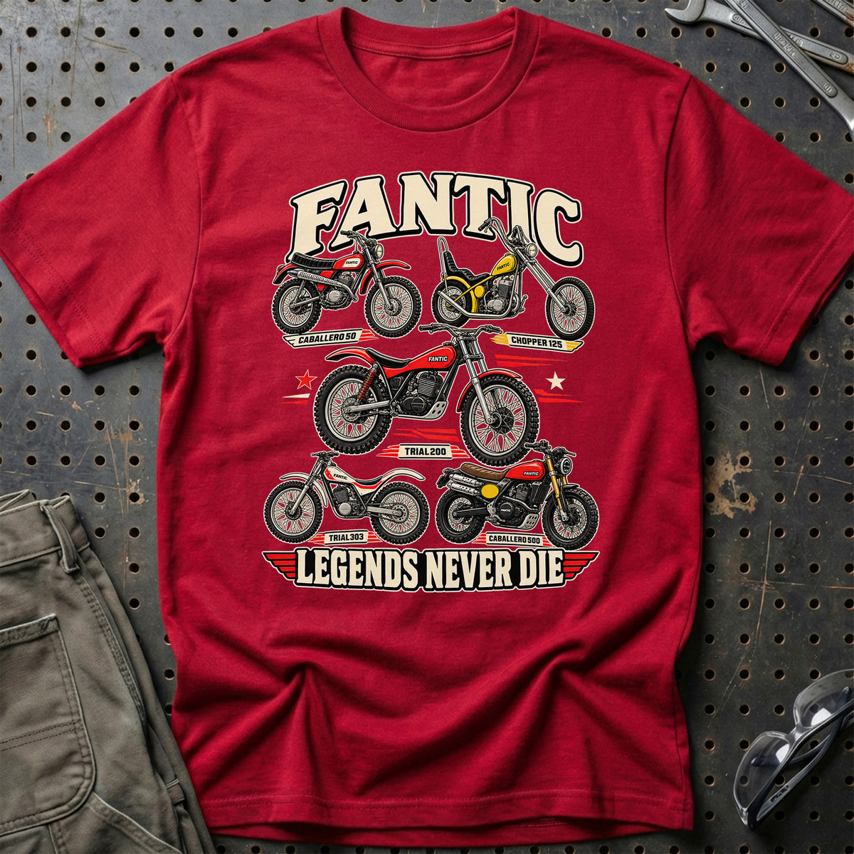 
Produktbillede af Fantic Legends Never Die T-Shirt