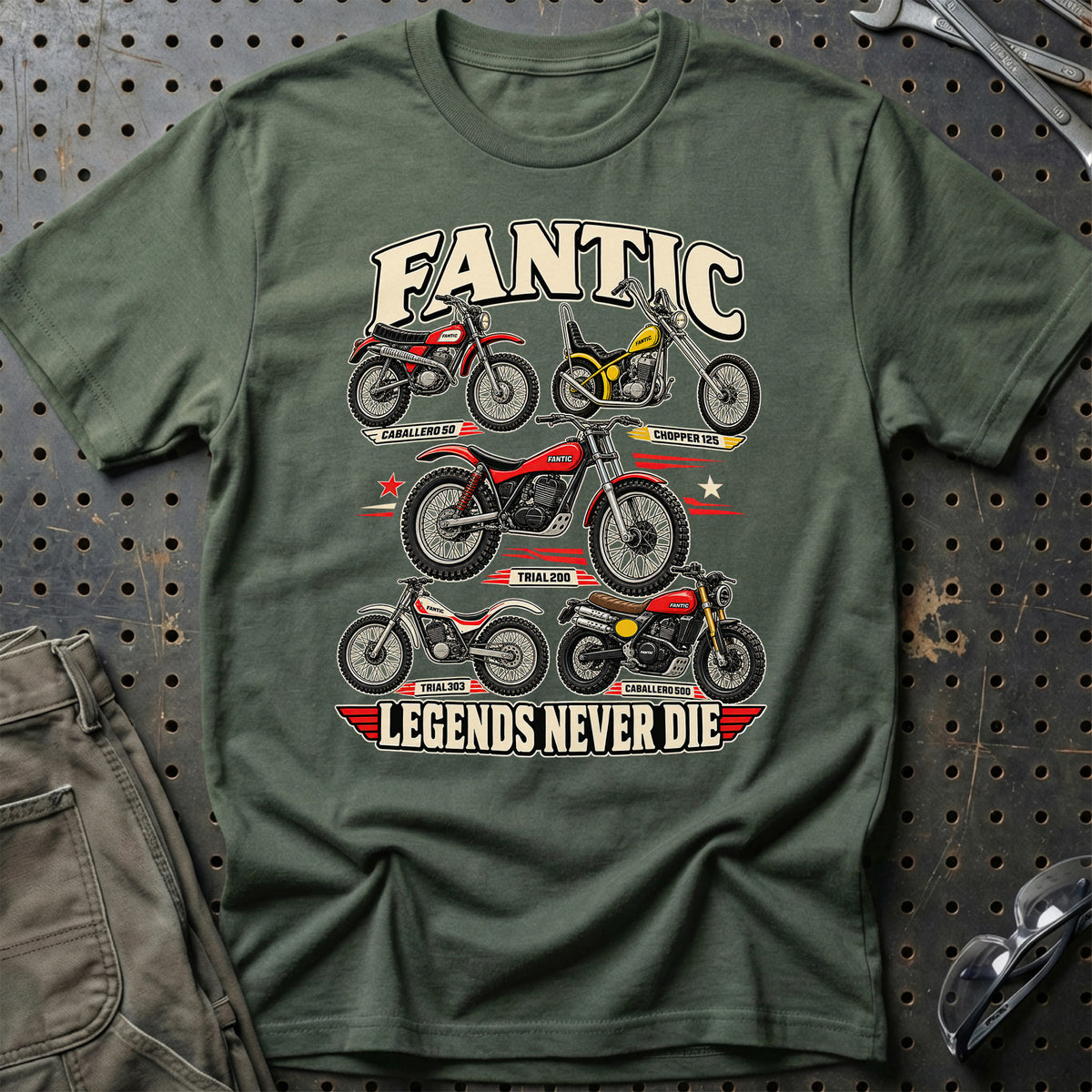 
Produktbillede af Fantic Legends Never Die T-Shirt