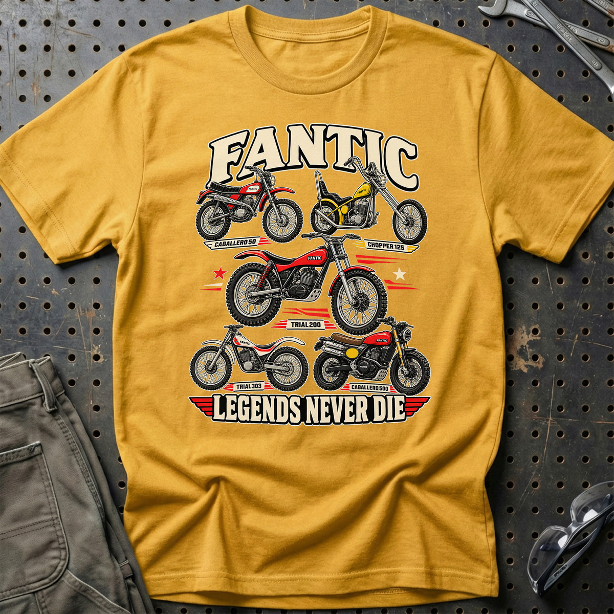 
Produktbillede af Fantic Legends Never Die T-Shirt