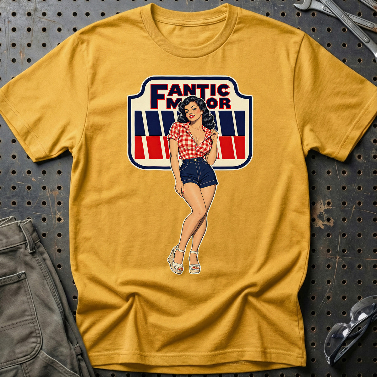 
Produktbillede af Fantic Retro Pinup T-Shirt