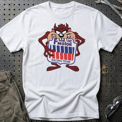 Fantic TAZ Unisex T-Shirt , Bomuld-Beklædning-Fantic-Hvid-S-Garage Culture Shop- garage - man cave - merchandise