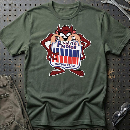 Fantic TAZ Unisex T-Shirt , Bomuld-Beklædning-Fantic-Grøn Militær-S-Garage Culture Shop- garage - man cave - merchandise