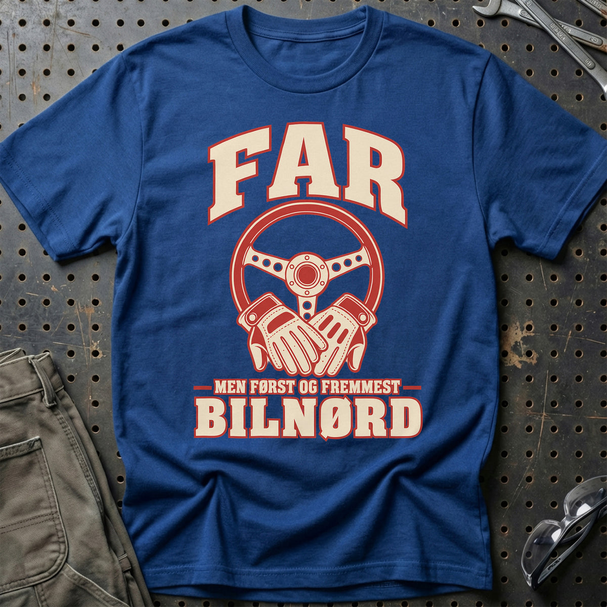 
Produktbillede af Far men først og fremmest bilnørd T-Shirt