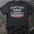 Farmall Rigtige Mænd Kører T-Shirt-Beklædning-Farmall-Sort-S-Garage Culture Shop- garage - man cave - merchandise