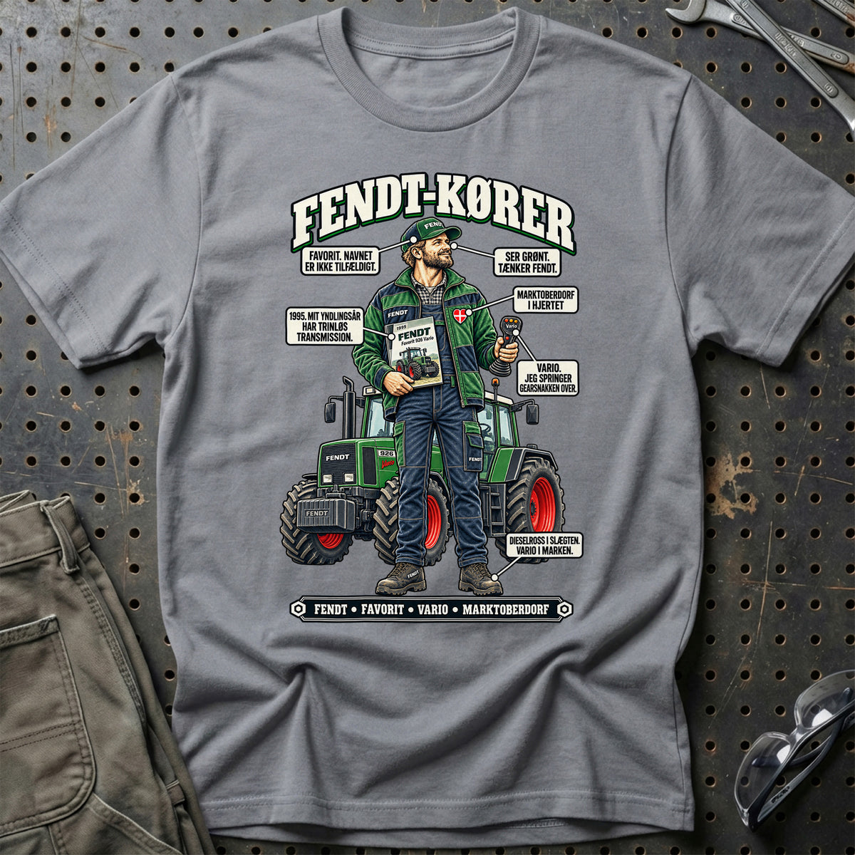 
Fendt-Kører T-Shirt – Grå Sport
