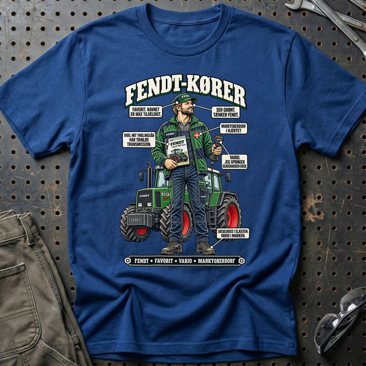 
Fendt-Kører T-Shirt – Blå Royal