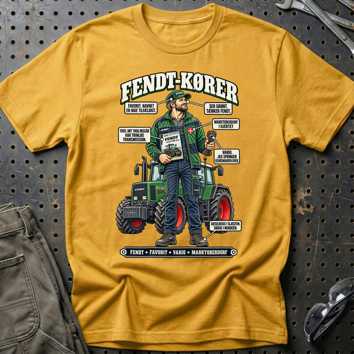 
Fendt-Kører T-Shirt – Guld