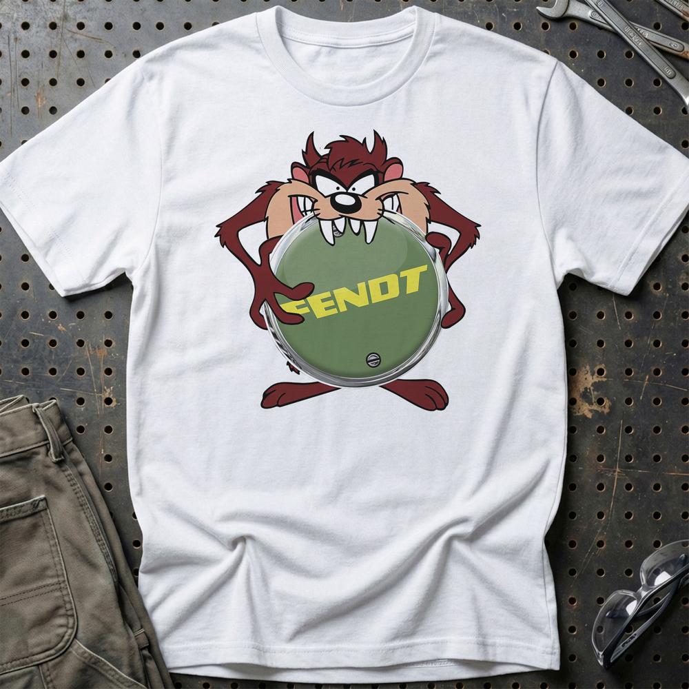 Fendt TAZ T-Shirt-Beklædning-Fendt-Hvid-S-Garage Culture Shop- garage - man cave - merchandise