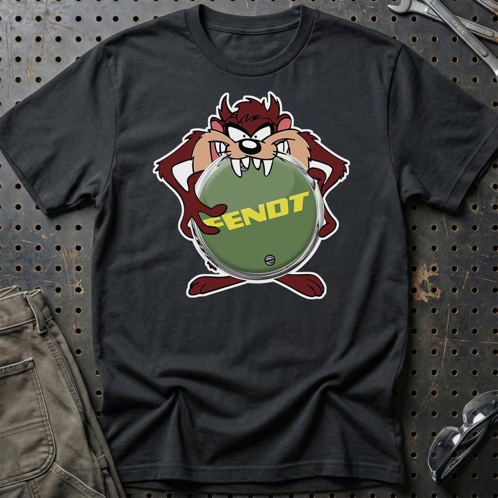 Fendt TAZ T-Shirt-Beklædning-Fendt-Sort-S-Garage Culture Shop- garage - man cave - merchandise