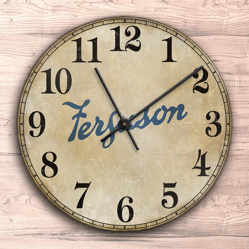 Ferguson Vægur Rundt-Clock-Ferguson-Garage Culture Shop- garage - man cave - merchandise