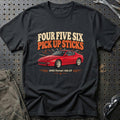 
Ferrari 456 GT 1992 – Four Five Six Pick Up Sticks T-Shirt – Sort