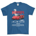 Ferrari Enzo T-Shirt-Beklædning-Ferrari-Blå Royal-S-Garage Culture Shop- garage - man cave - merchandise