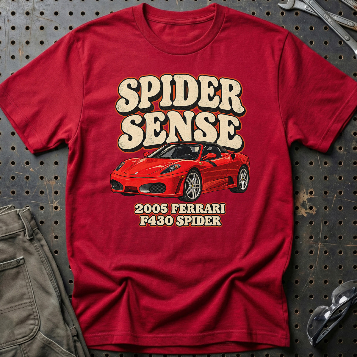 
Ferrari F430 Spider 2005 – Spider Sense T-Shirt – Rød
