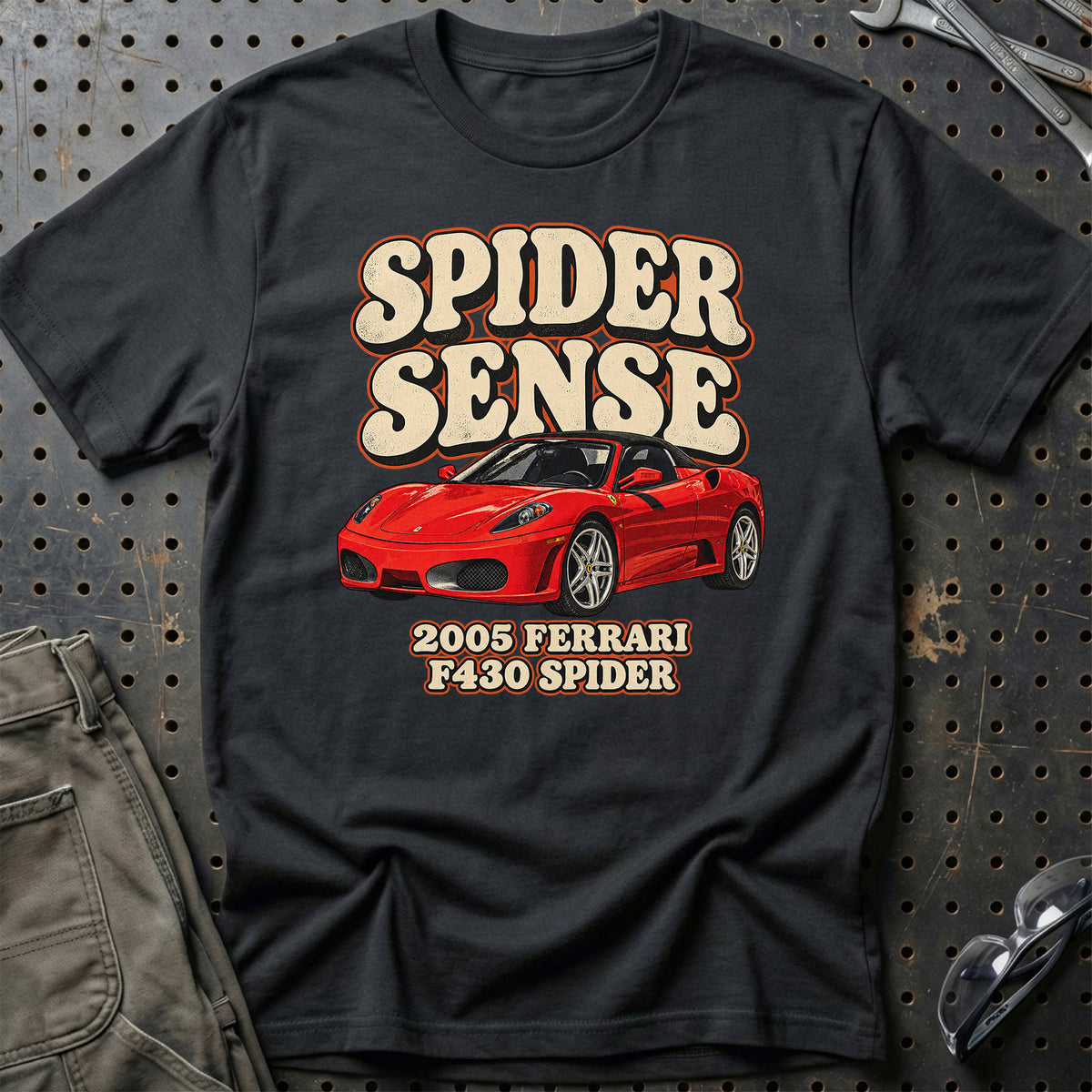 
Ferrari F430 Spider 2005 – Spider Sense T-Shirt – Sort