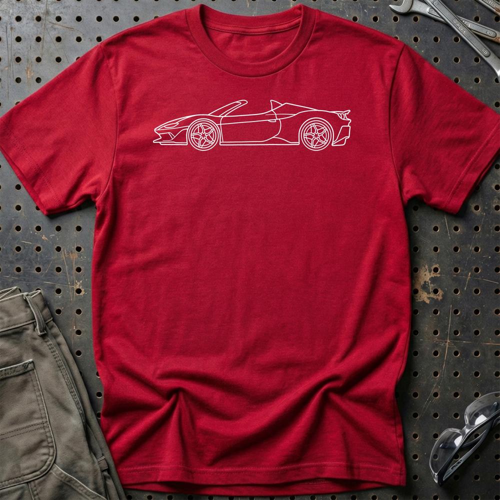 
Produktbillede af Ferrari J50 Outline T-Shirt