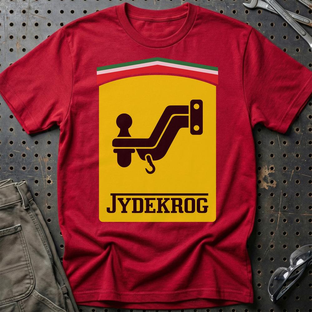 Ferrari Jydekrog T-Shirt-Beklædning-Ferrari-Rød-S-Garage Culture Shop- garage - man cave - merchandise