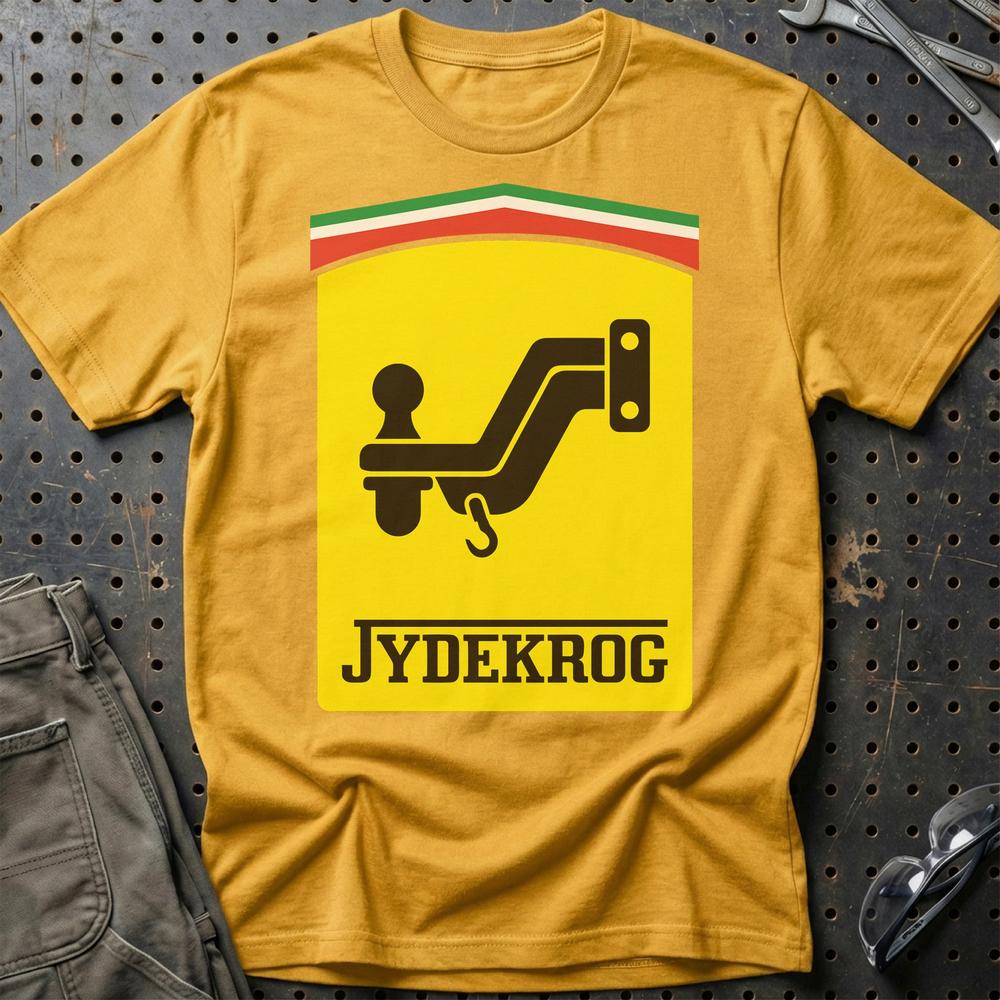 Ferrari Jydekrog T-Shirt-Beklædning-Ferrari-Guld-S-Garage Culture Shop- garage - man cave - merchandise