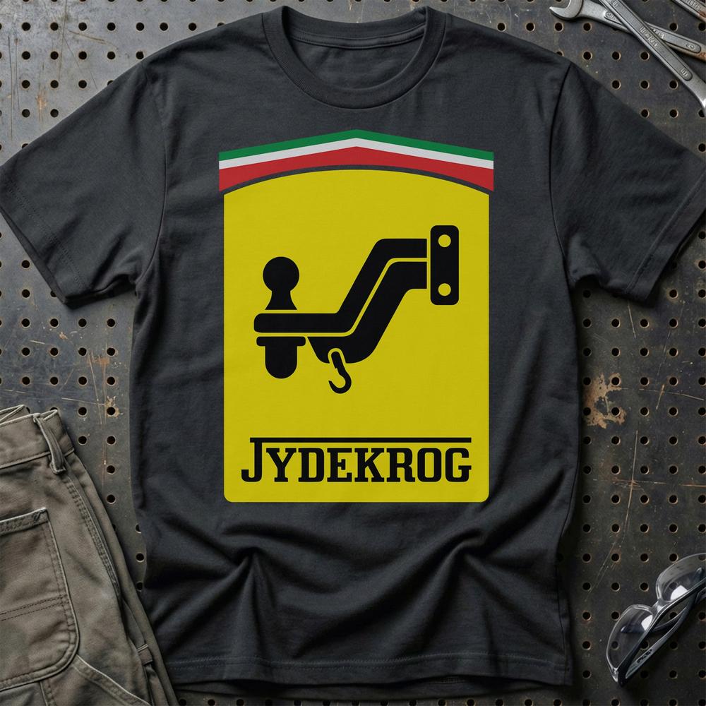 Ferrari Jydekrog T-Shirt-Beklædning-Ferrari-Sort-S-Garage Culture Shop- garage - man cave - merchandise
