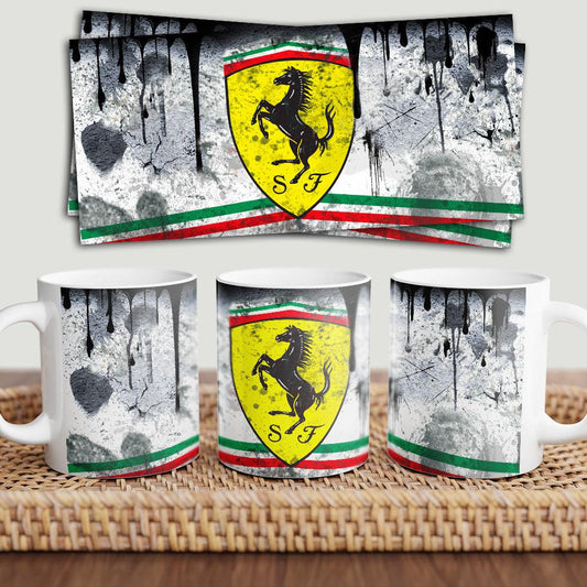 Ferrari Keramisk Krus-Krus-Ferrari-Garage Culture Shop- garage - man cave - merchandise