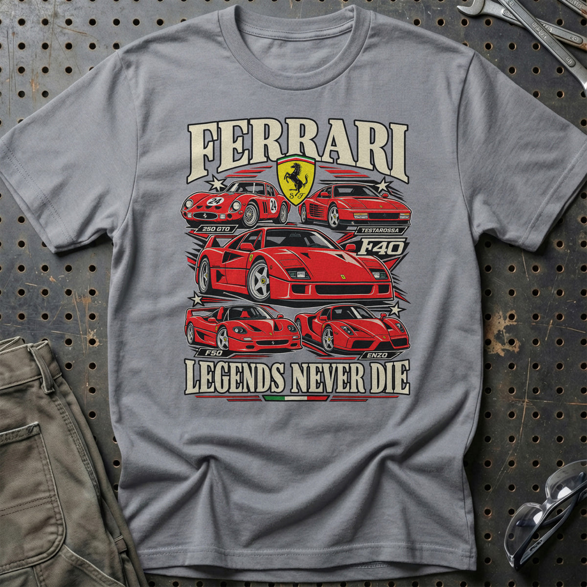 
Produktbillede af Ferrari Legends Never Die T-Shirt