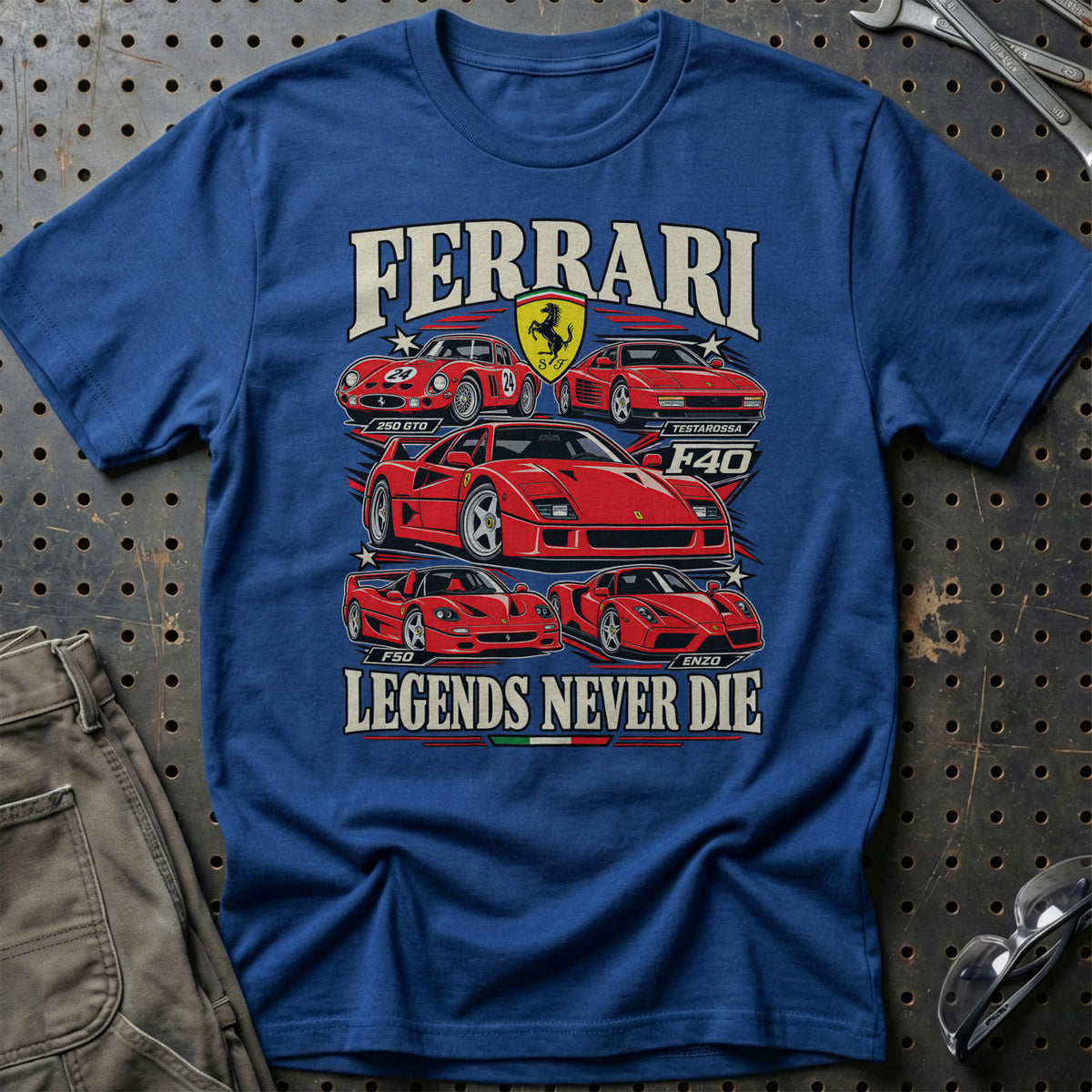 
Produktbillede af Ferrari Legends Never Die T-Shirt