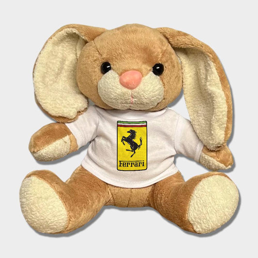 Ferrari Plysdyr Kanin, Bunny-Bamse-Ferrari-Garage Culture Shop- garage - man cave - merchandise