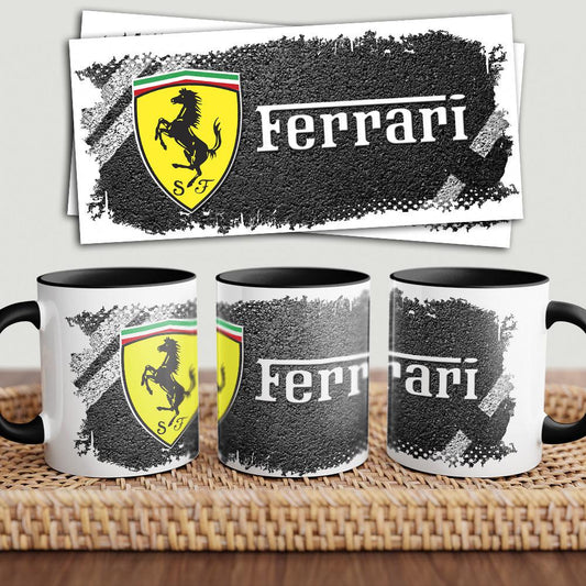 Ferrari "To Toner" Vintage Keramisk Krus-Krus-Ferrari-Garage Culture Shop- garage - man cave - merchandise