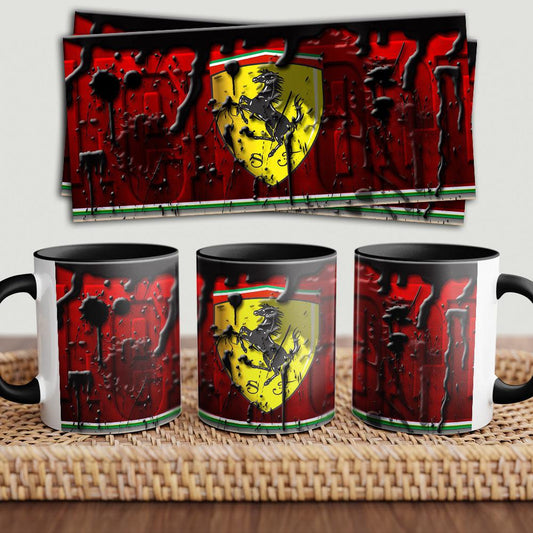 Ferrari "To Toner" Vintage Keramisk Krus-Krus-Ferrari-Garage Culture Shop- garage - man cave - merchandise