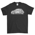 Fiat 500 T-Shirt-Beklædning-Fiat-Sort-S-Garage Culture Shop- garage - man cave - merchandise
