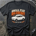 
Fiat 850 1964 – Small Fiat Big Energy T-Shirt – Sort
