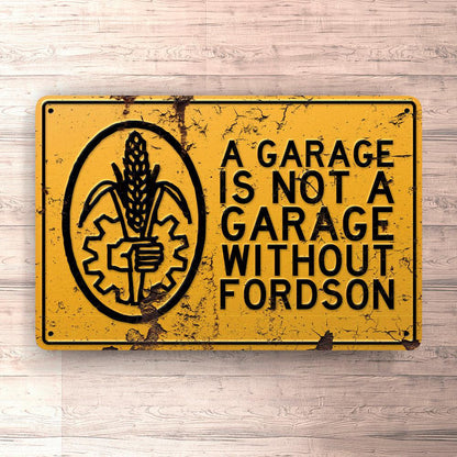 Fiatagri A Garage Is Not A Garage Without Fiatagri Skilte, Musemåtte, Dørmåtte , Plakat-Skilte-Fiatagri-Garage Culture Shop- garage - man cave - merchandise