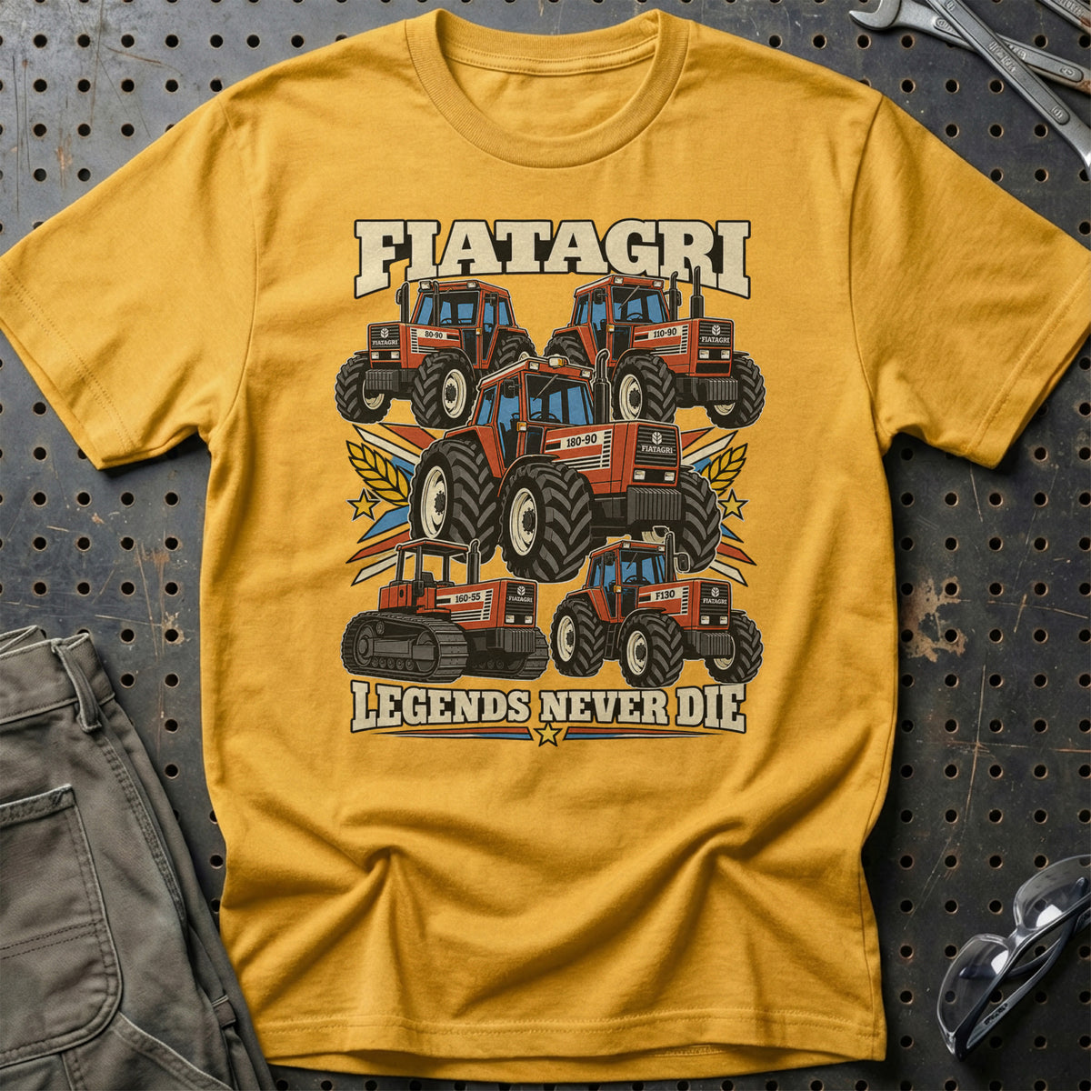 
Produktbillede af Fiatagri Legends Never Die T-Shirt