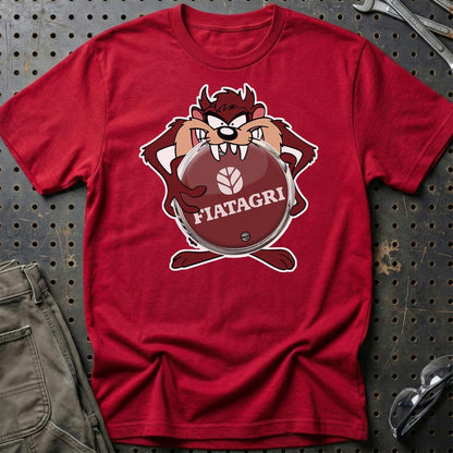 Fiatagri TAZ Unisex T-Shirt , Bomuld-Beklædning-Fiatagri-Rød-S-Garage Culture Shop- garage - man cave - merchandise