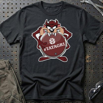 Fiatagri TAZ Unisex T-Shirt , Bomuld-Beklædning-Fiatagri-Sort-S-Garage Culture Shop- garage - man cave - merchandise