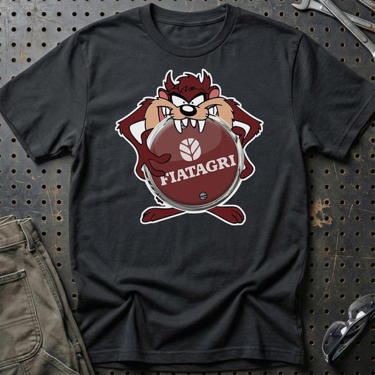 Fiatagri TAZ Unisex T-Shirt , Bomuld-Beklædning-Fiatagri-Sort-S-Garage Culture Shop- garage - man cave - merchandise