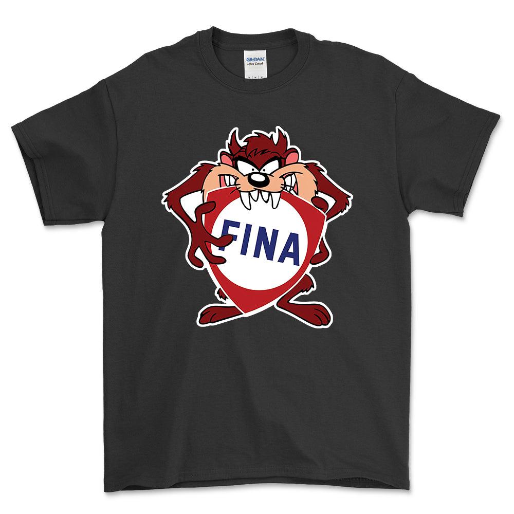 Fina TAZ Unisex T-Shirt , Bomuld-Beklædning-Motoroil-Sort-S-Forside-Garage Culture Shop- garage - man cave - merchandise