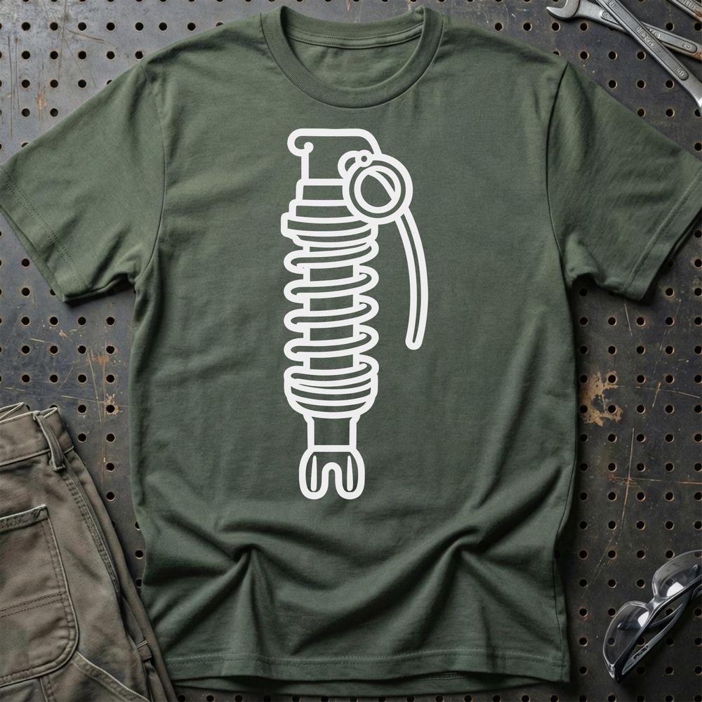 Fjedergranat T-Shirt-Beklædning-Garage Culture-Grøn Militær-S-Garage Culture Shop- garage - man cave - merchandise