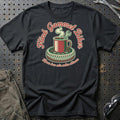Flink Gammel Biker T-Shirt - Kører Kun Når Solen Skinner T-Shirt-Beklædning-Garage Culture-Sort-S-Garage Culture Shop- garage - man cave - merchandise