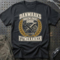 
Flymekaniker – Danmarks Nogenlunde Gode T-Shirt – Sort