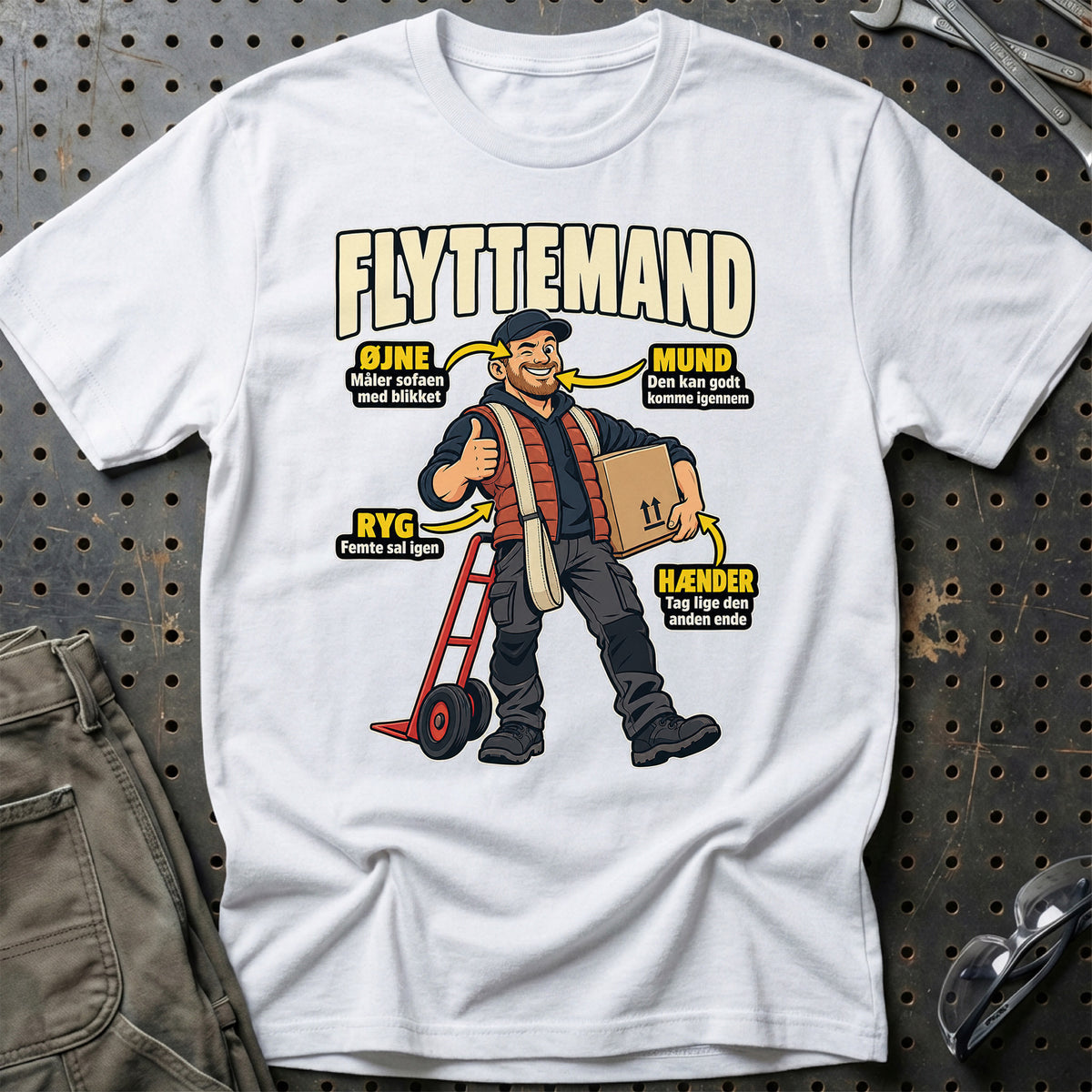 
Produktbillede af Flyttemand – Anatomi T-Shirt