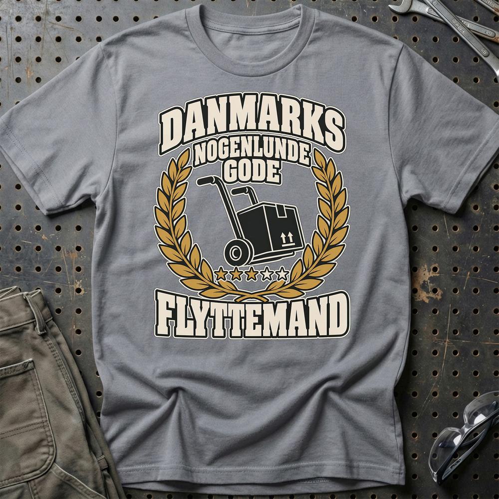 
Produktbillede af Flyttemand – Danmarks Nogenlunde Gode T-Shirt
