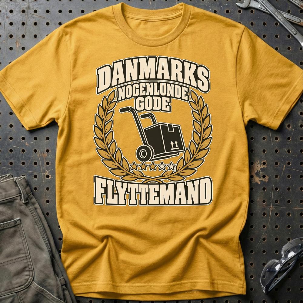 
Produktbillede af Flyttemand – Danmarks Nogenlunde Gode T-Shirt