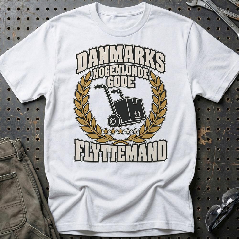 
Produktbillede af Flyttemand – Danmarks Nogenlunde Gode T-Shirt