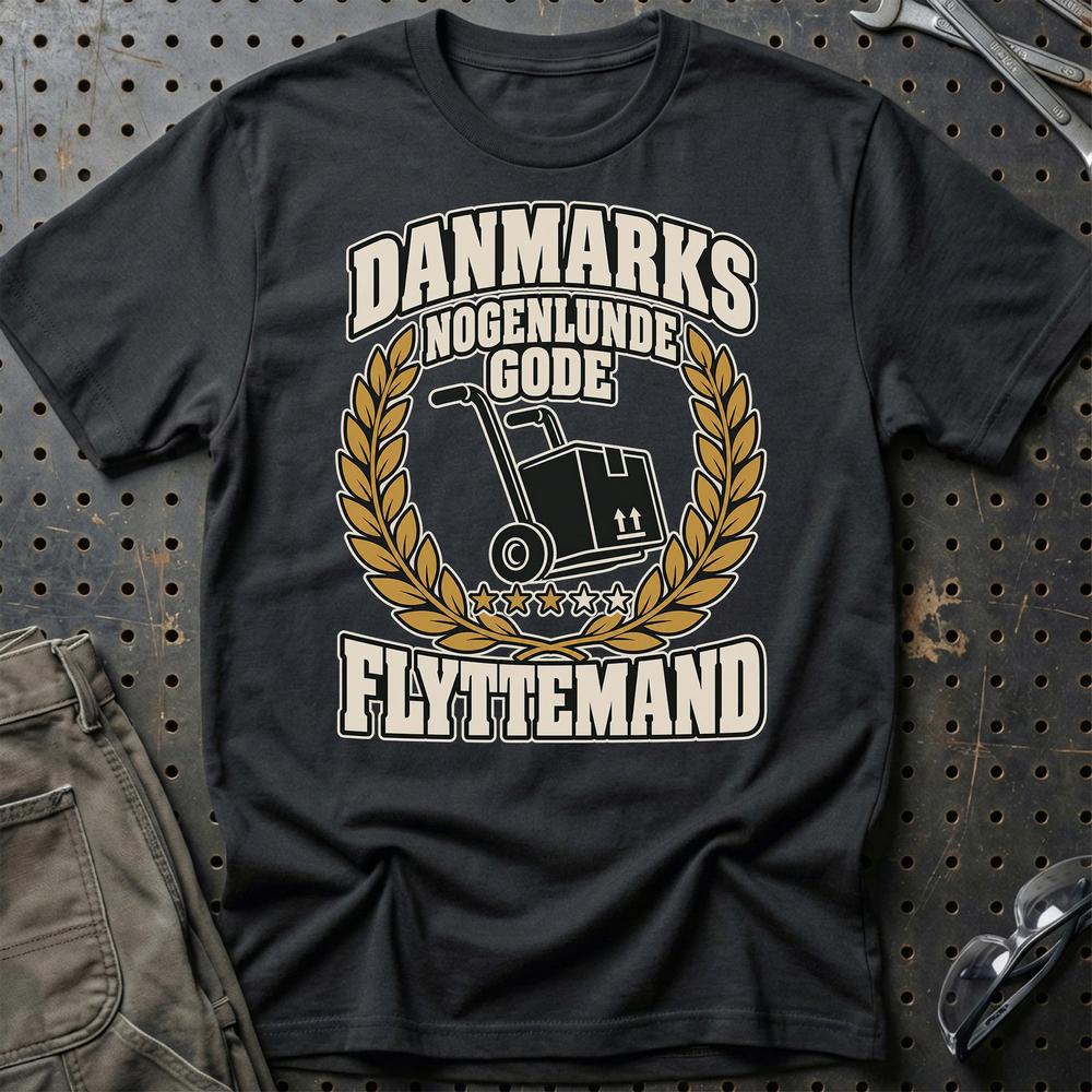
Produktbillede af Flyttemand – Danmarks Nogenlunde Gode T-Shirt