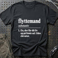 
Flyttemand – Definition T-Shirt – Sort